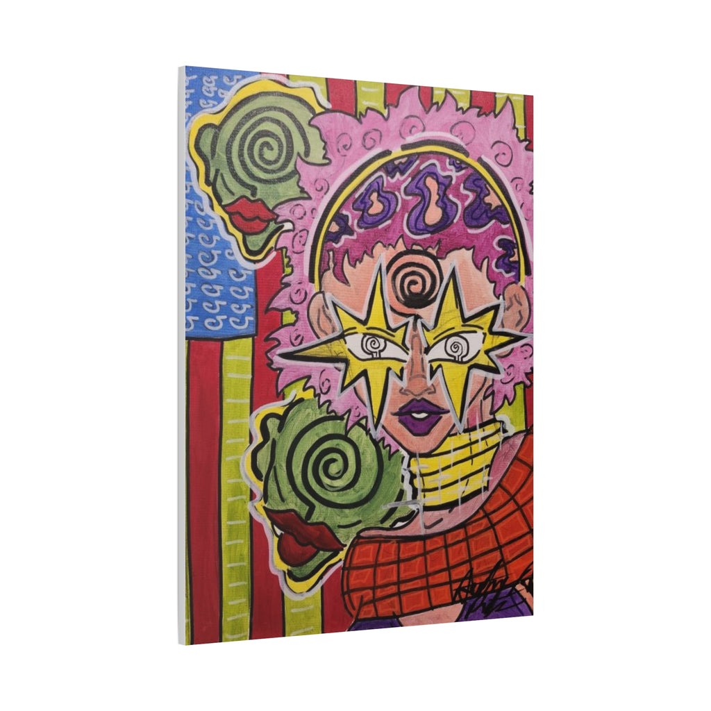 HERB EYES NEW B.O.R.N vertical Matte Canvas, Stretched, 1.25"