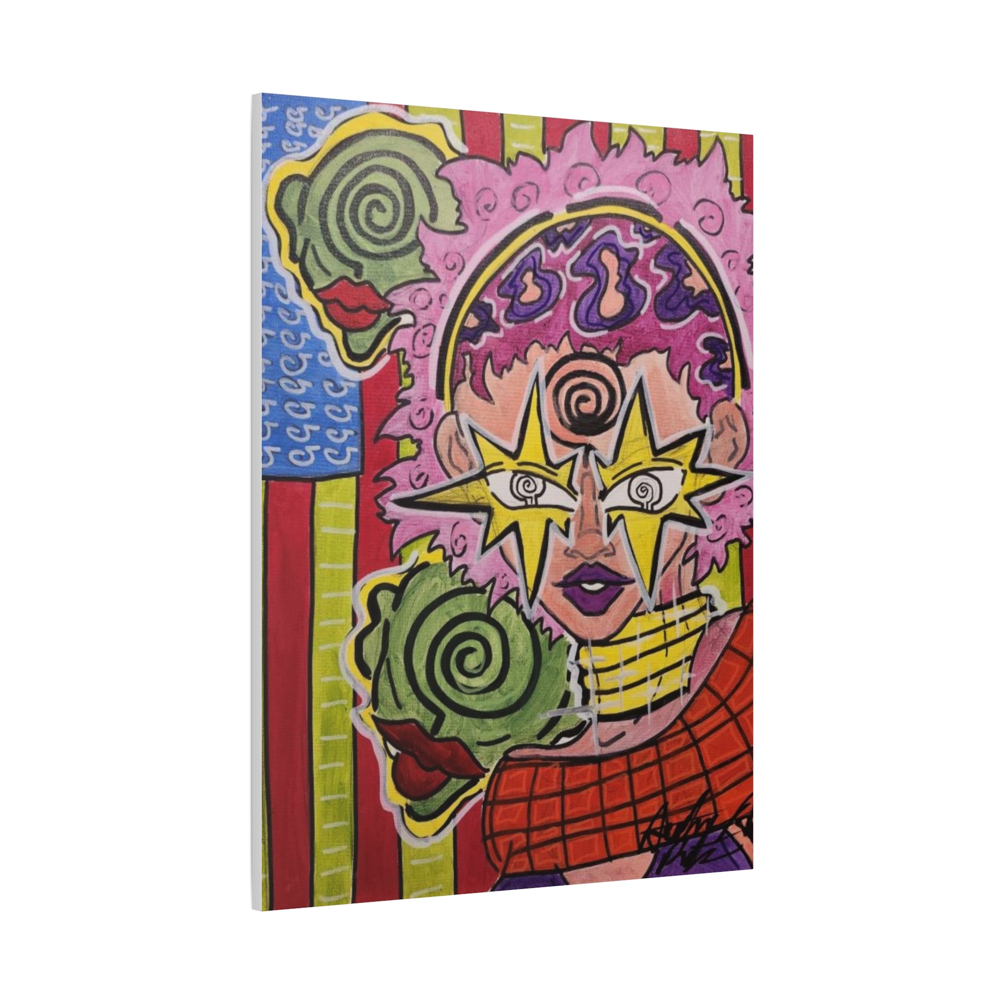HERB EYES NEW B.O.R.N vertical Matte Canvas, Stretched, 1.25"