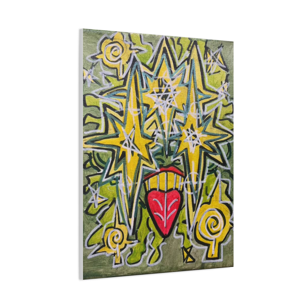 NEW B.O.R.N vertical Matte Canvas, Stretched, 1.25"