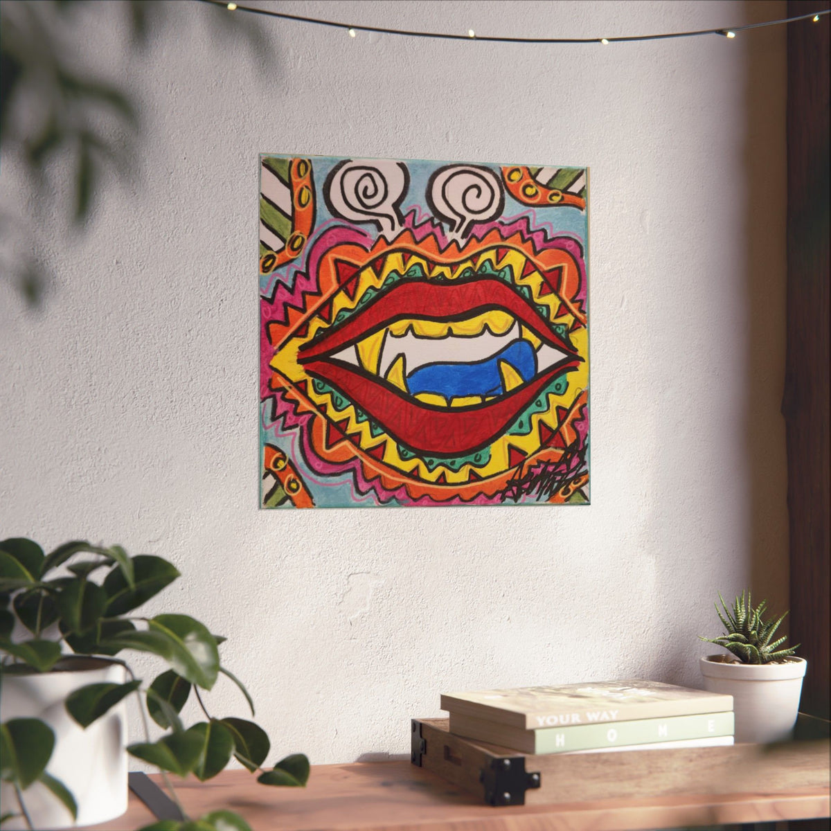 NEW B.O.R.N LIPS Matte Vertical Posters