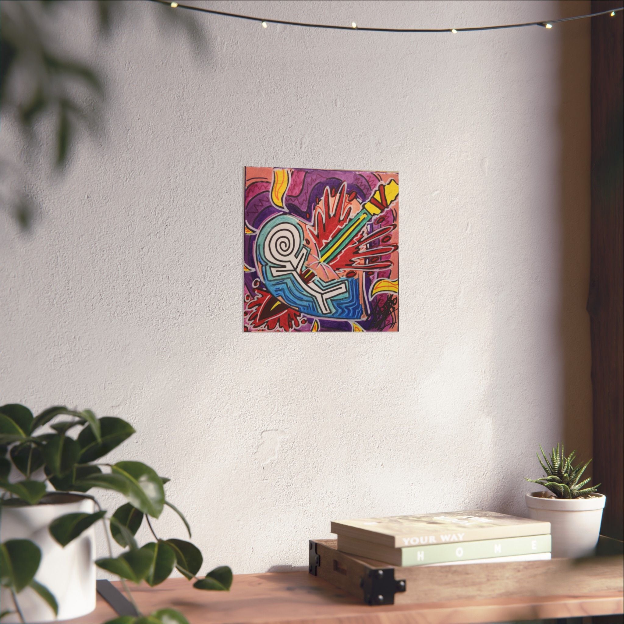NEW B.O.R.N HART STAB Matte Vertical Posters