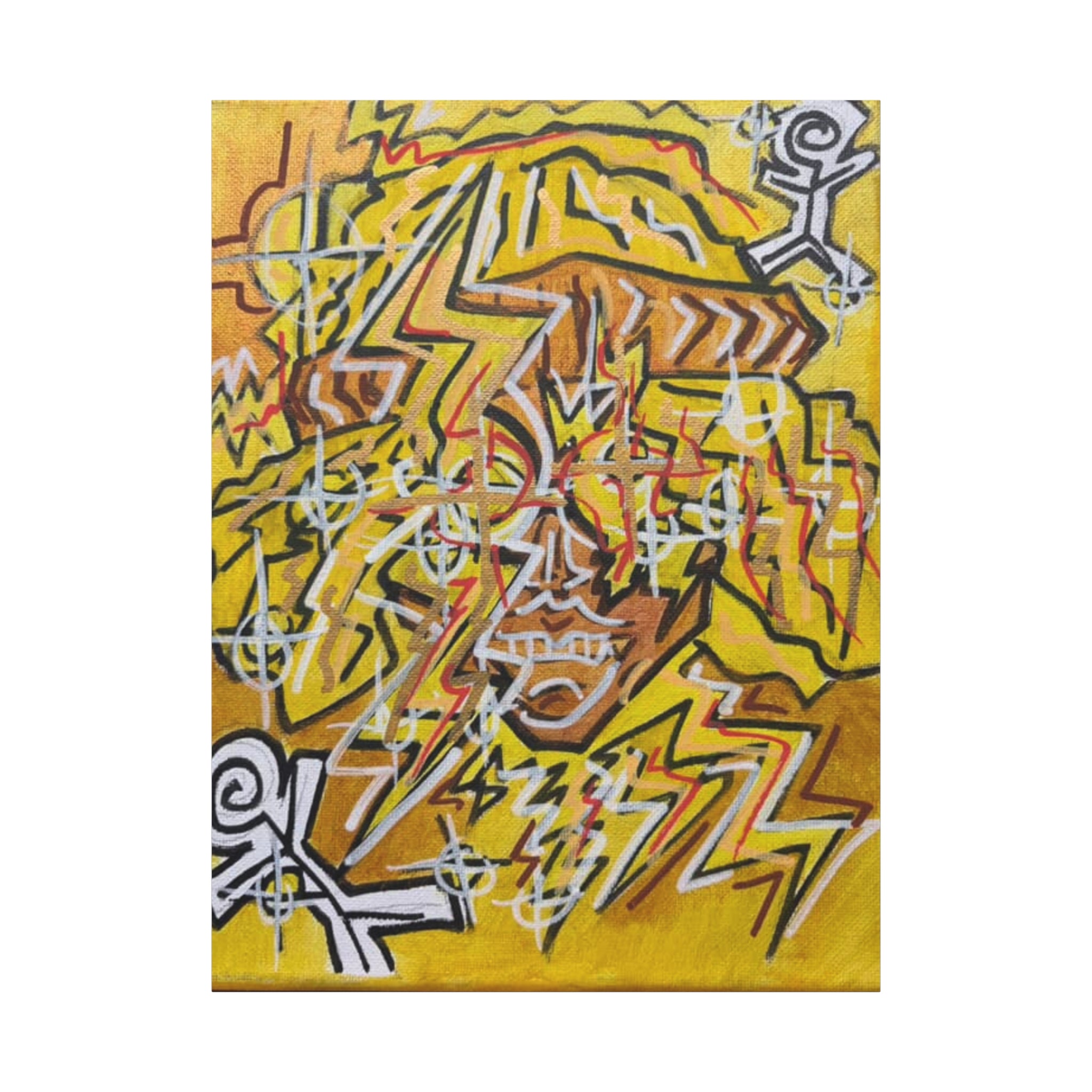 NEW B.O.R.N vertical Matte Canvas, Stretched, 1.25"