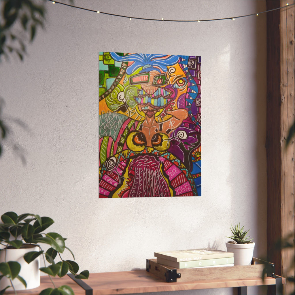 NEW B.O.R.N FLAG BOY Matte Vertical Posters