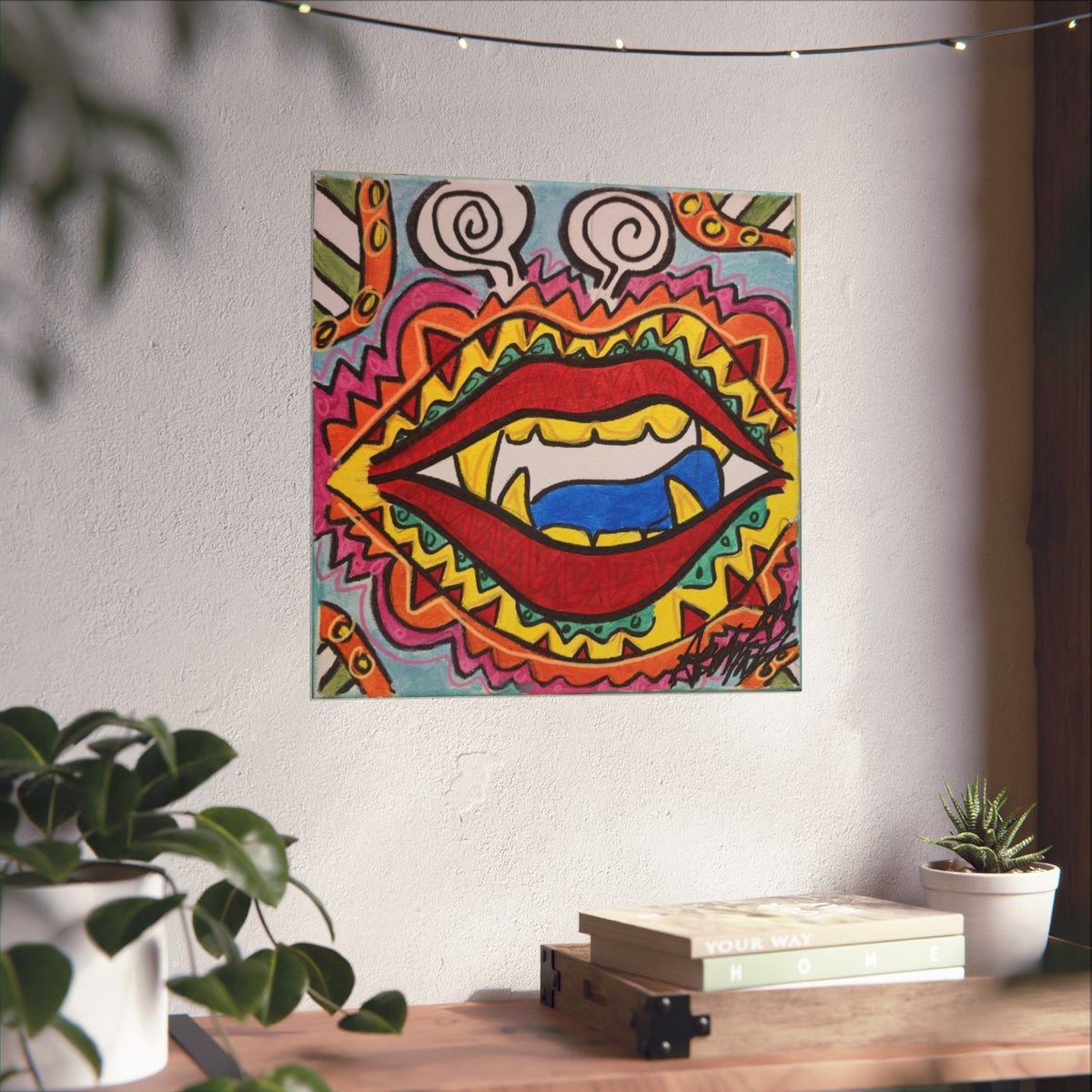 NEW B.O.R.N LIPS Matte Vertical Posters