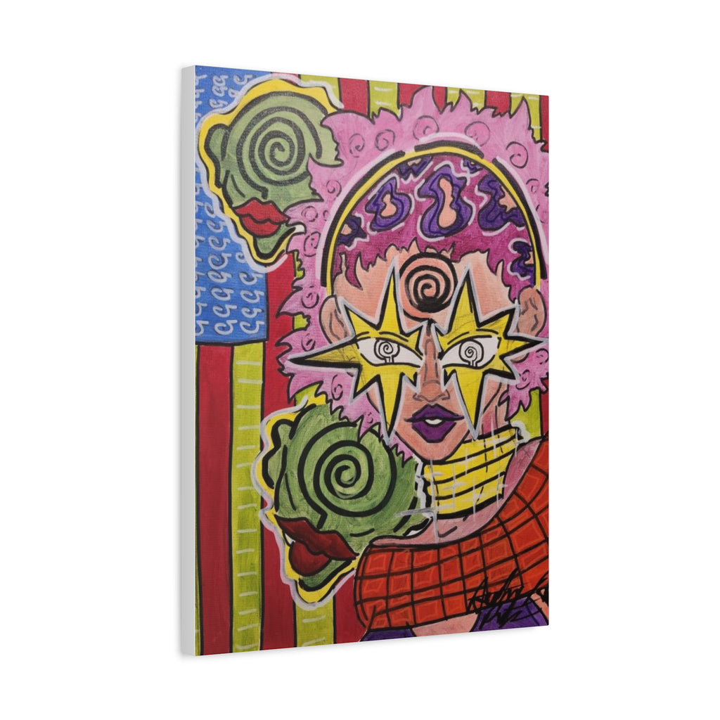 HERB EYES NEW B.O.R.N vertical Matte Canvas, Stretched, 1.25"