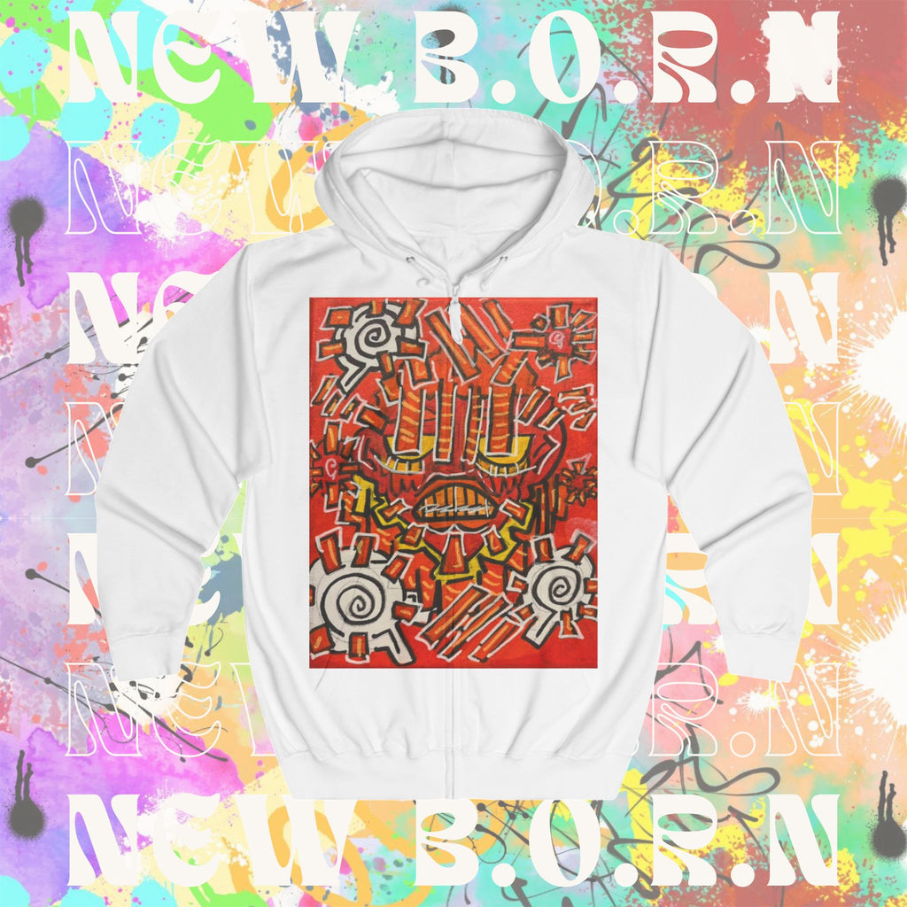 LOCK NEW B.O.R.N THE MAKER Unisex Full Zip Hoodie