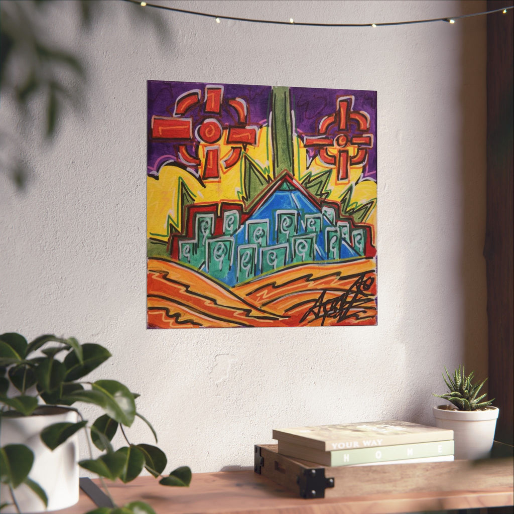 NEW B.O.R.N TEMPLE Matte Vertical Posters