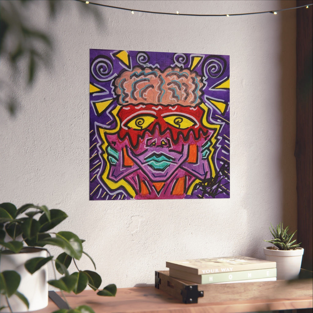 NEW B.O.R.N THE BRAIN Matte Vertical Posters