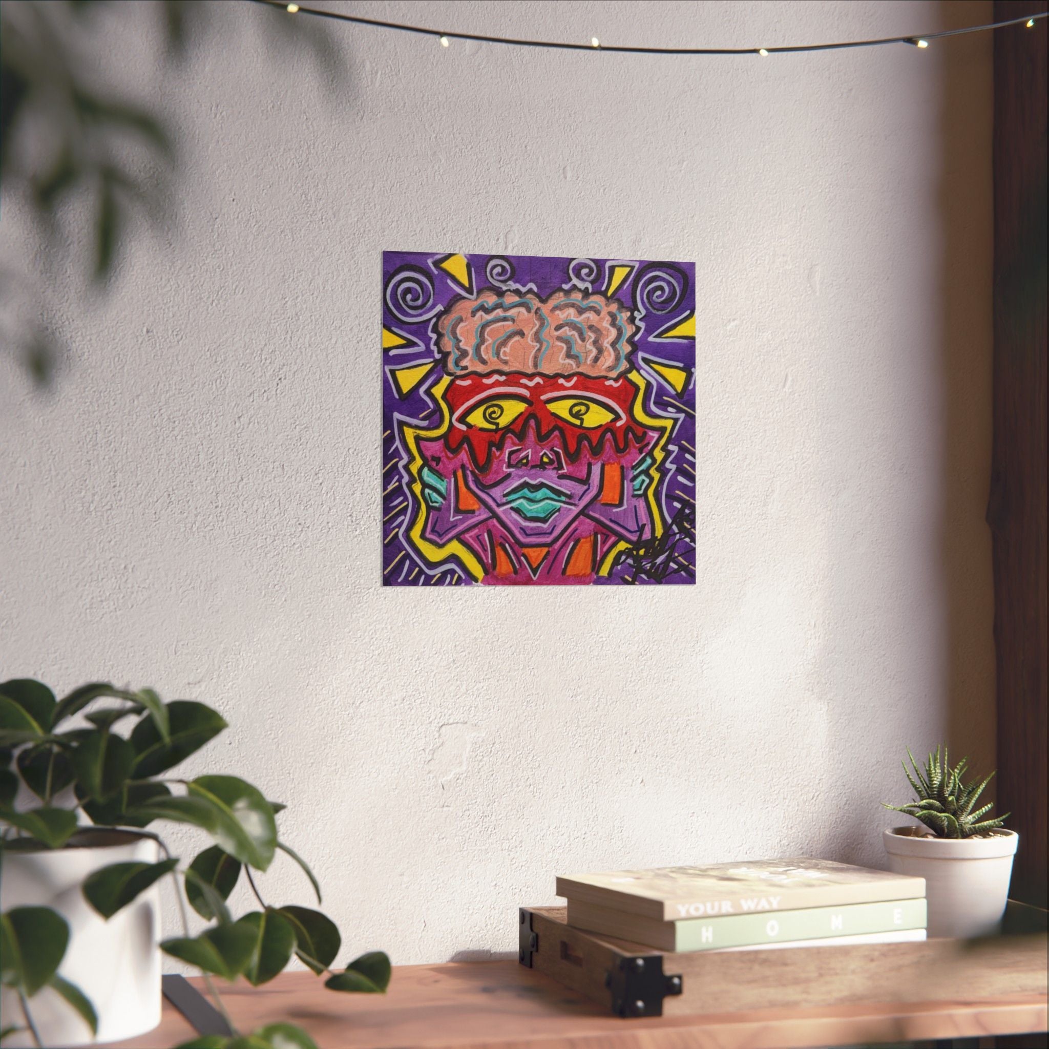 NEW B.O.R.N THE BRAIN Matte Vertical Posters