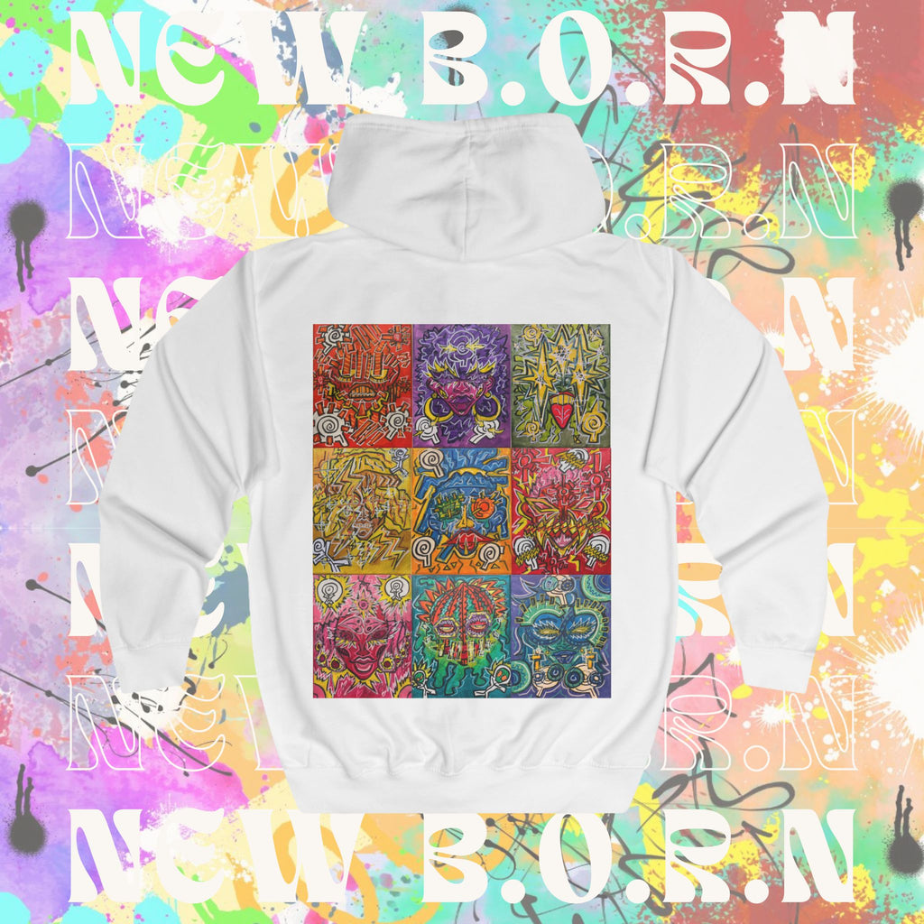 DEADHEAD NEW B.O.R.N THE MAKER Unisex Full Zip Hoodie