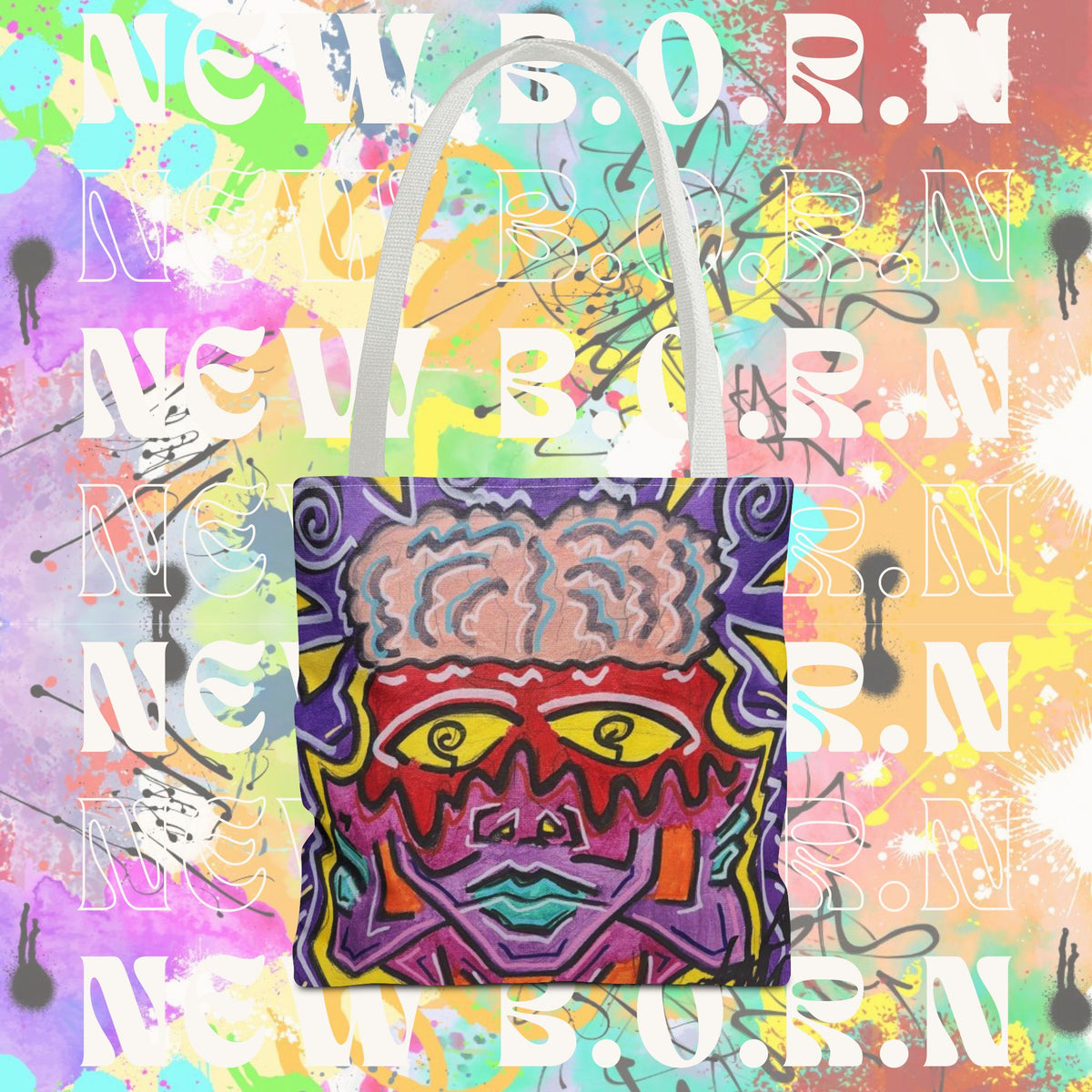 THE BRAIN NEW B.O.R.N Tote Bag