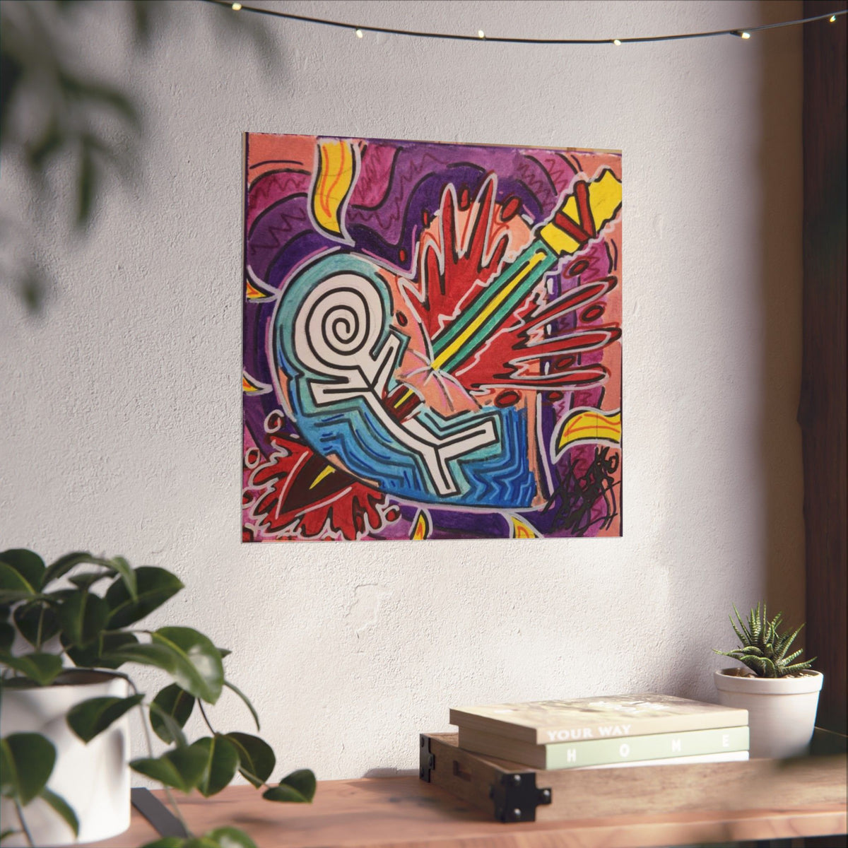 NEW B.O.R.N HART STAB Matte Vertical Posters