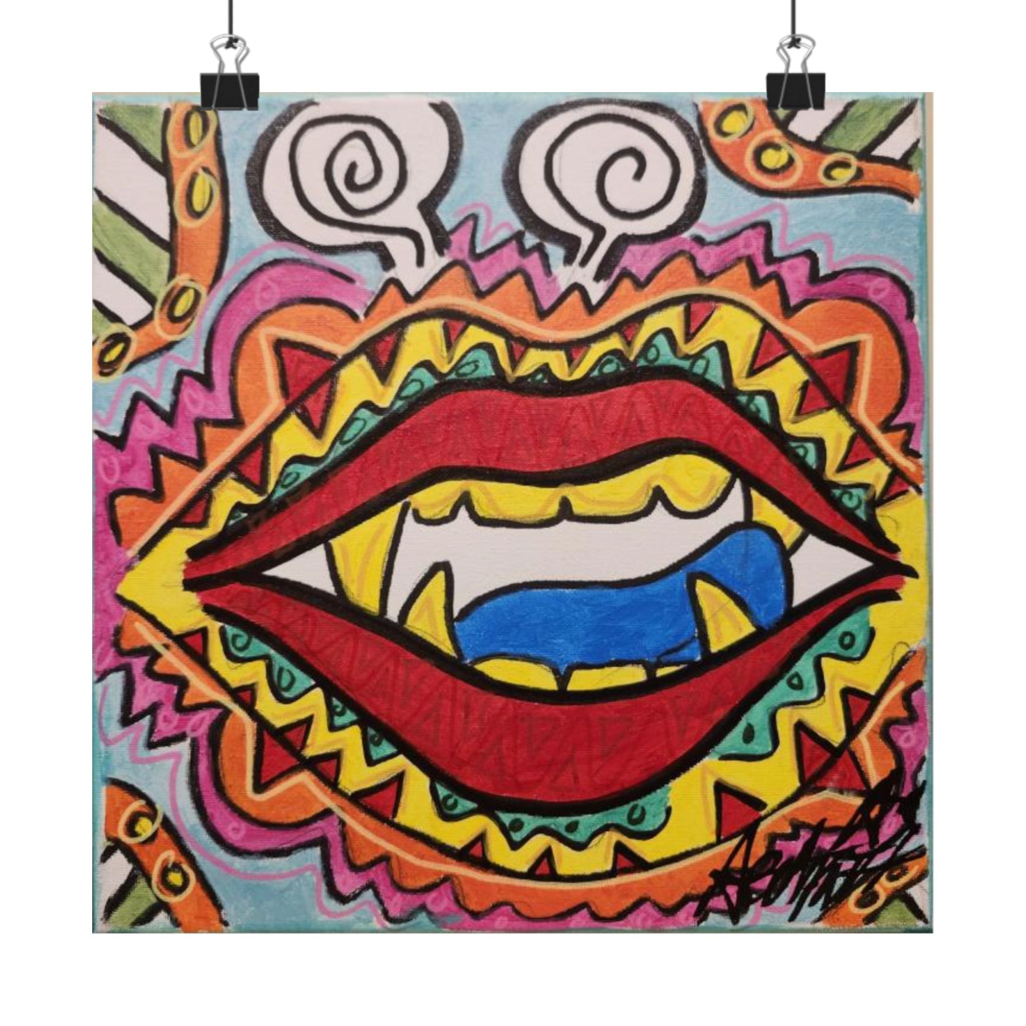NEW B.O.R.N LIPS Matte Vertical Posters