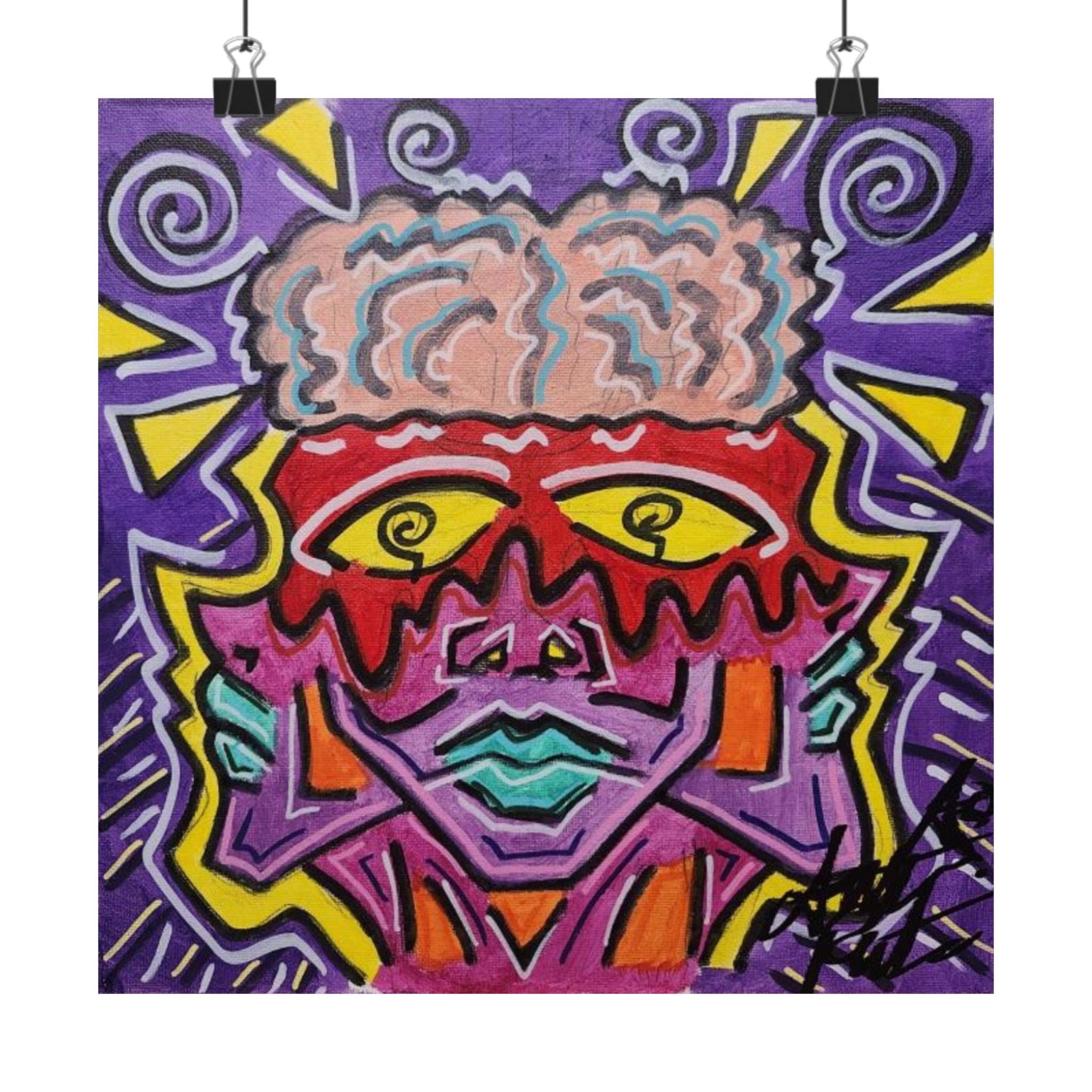 NEW B.O.R.N THE BRAIN Matte Vertical Posters