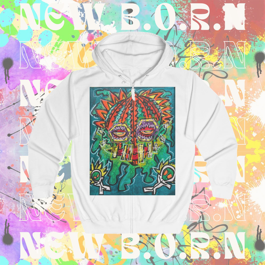 POTHEAD NEW B.O.R.N THE MAKER Unisex Full Zip Hoodie