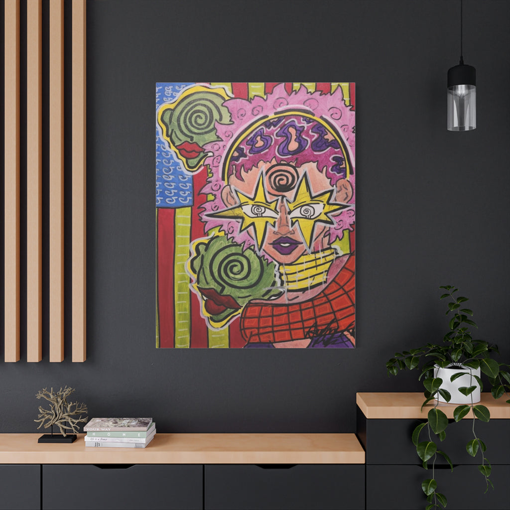 HERB EYES NEW B.O.R.N vertical Matte Canvas, Stretched, 1.25"
