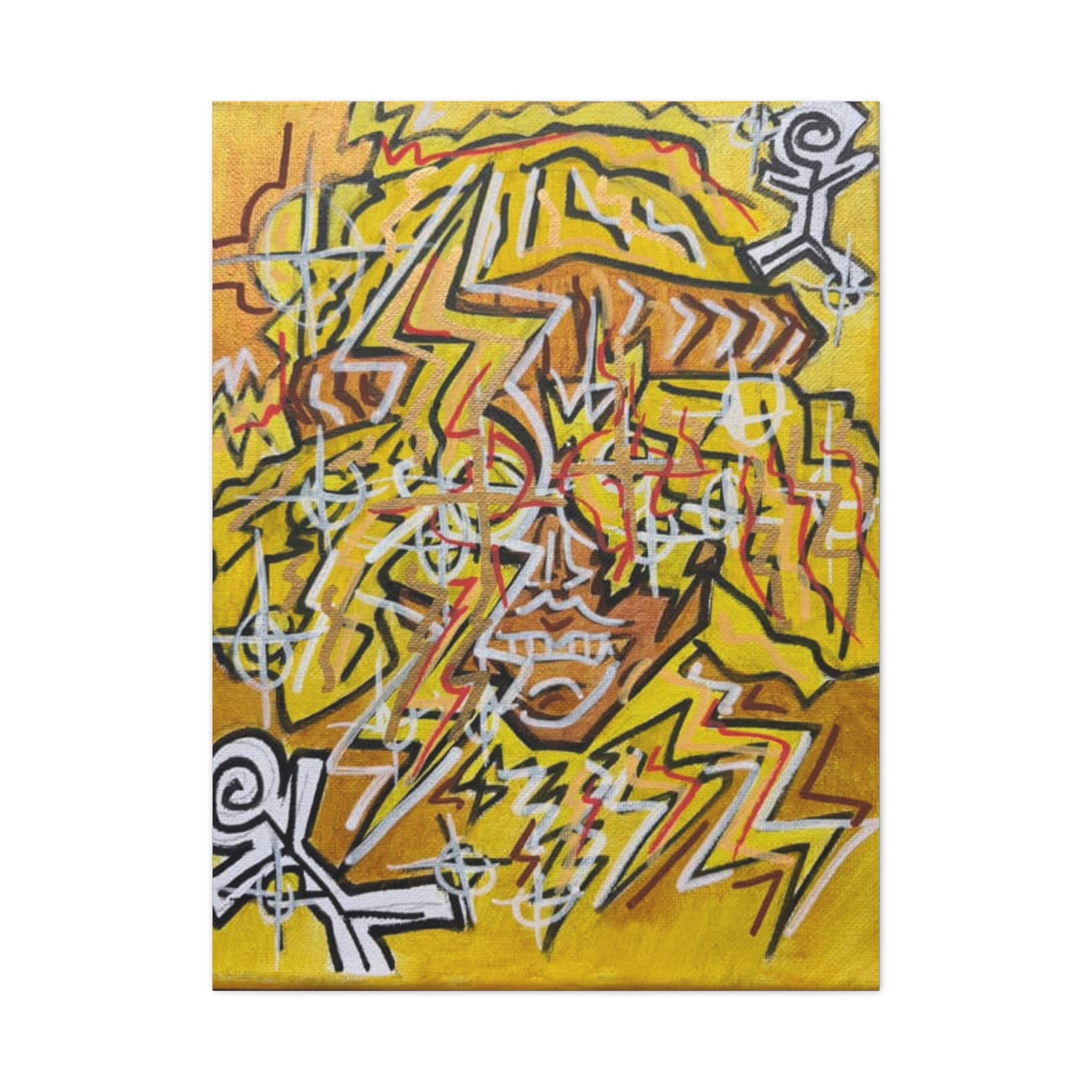 NEW B.O.R.N vertical Matte Canvas, Stretched, 1.25"