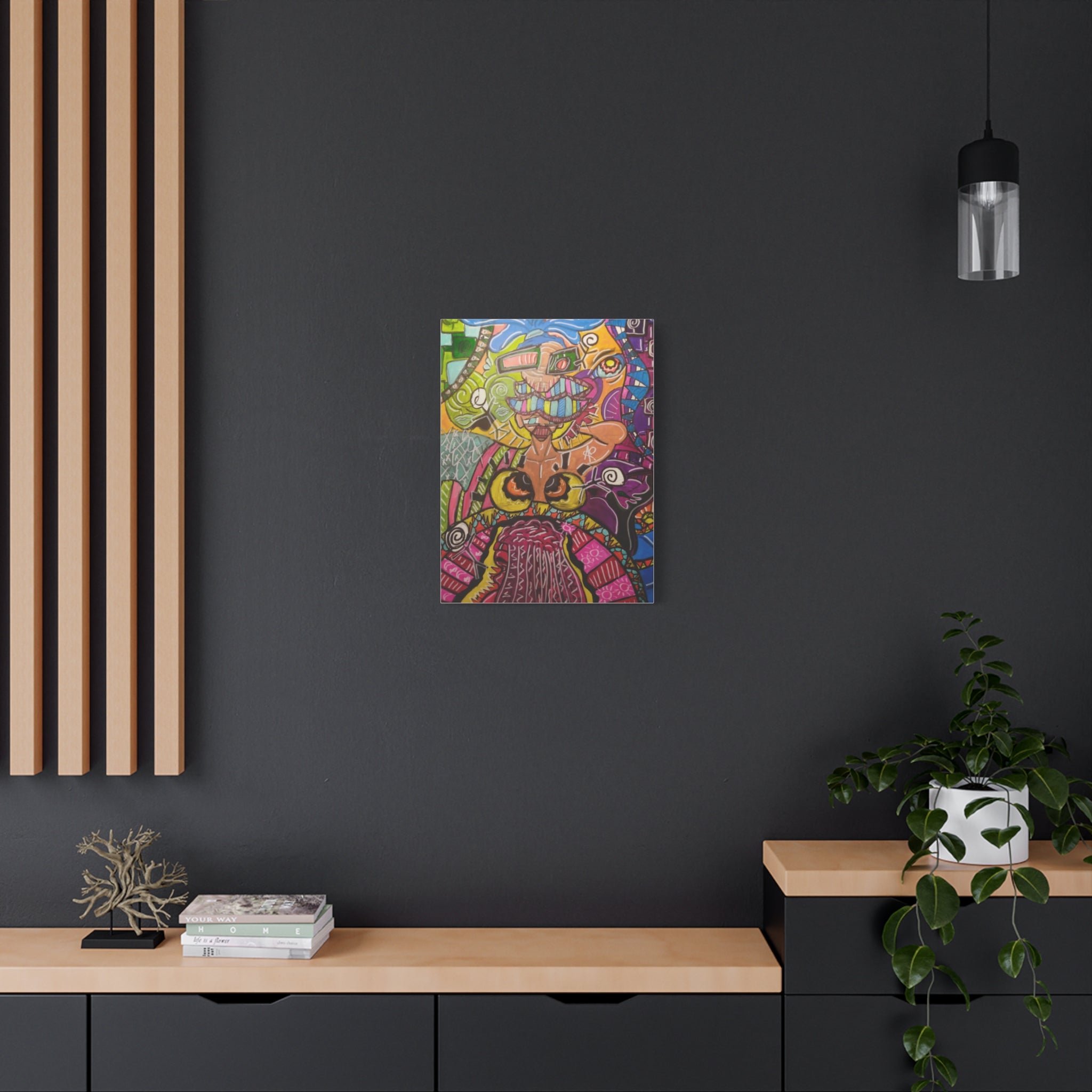 FLAG BOY NEW B.O.R.N FLAG BOY vertical Matte Canvas, Stretched,
