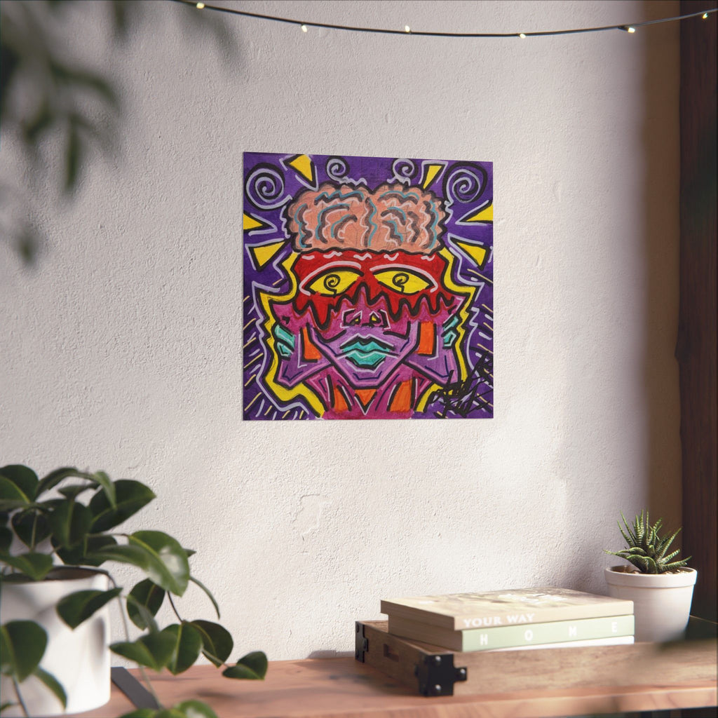 NEW B.O.R.N THE BRAIN Matte Vertical Posters