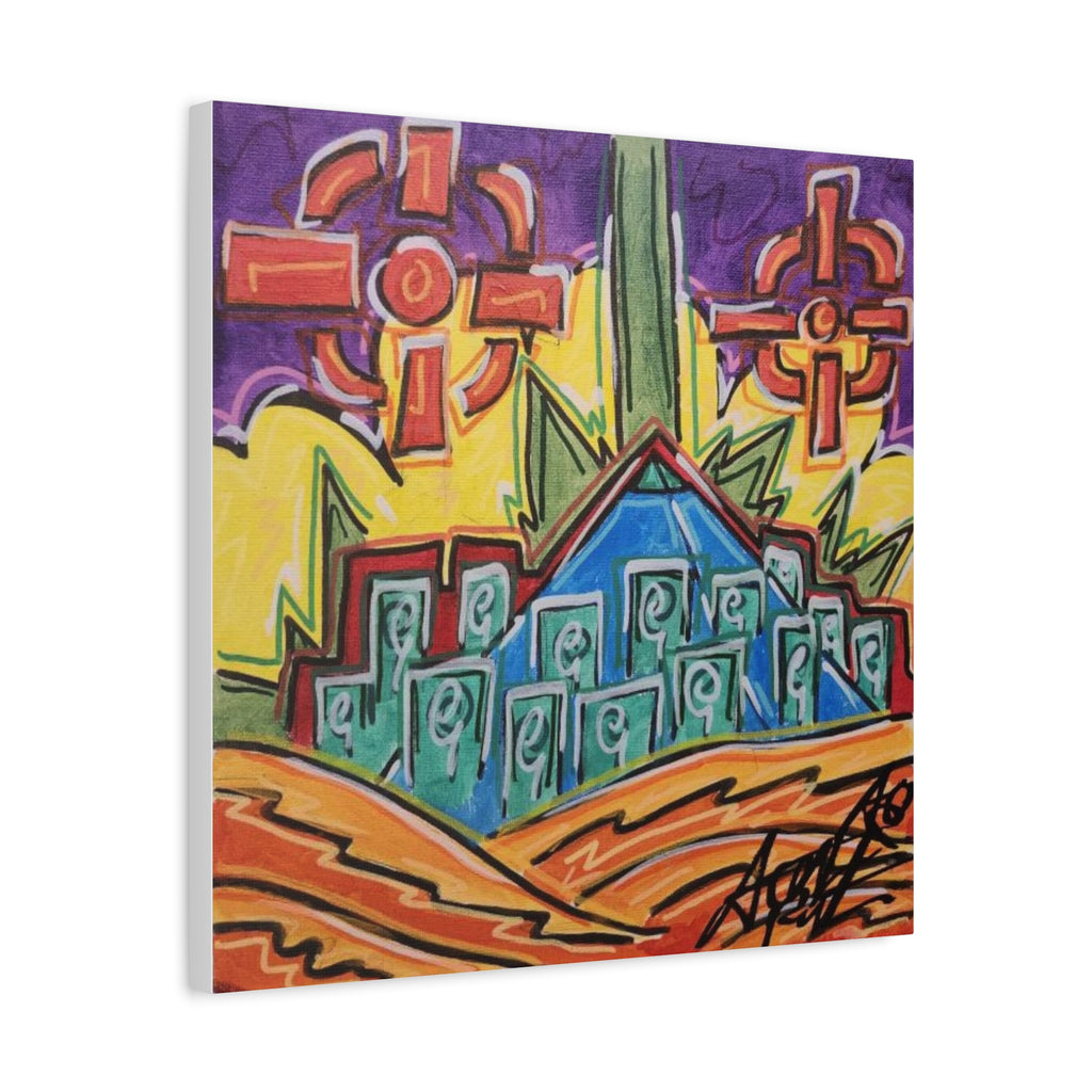 Copy of NEW B.O.R.N square Matte Canvas, Stretched, 1.25"