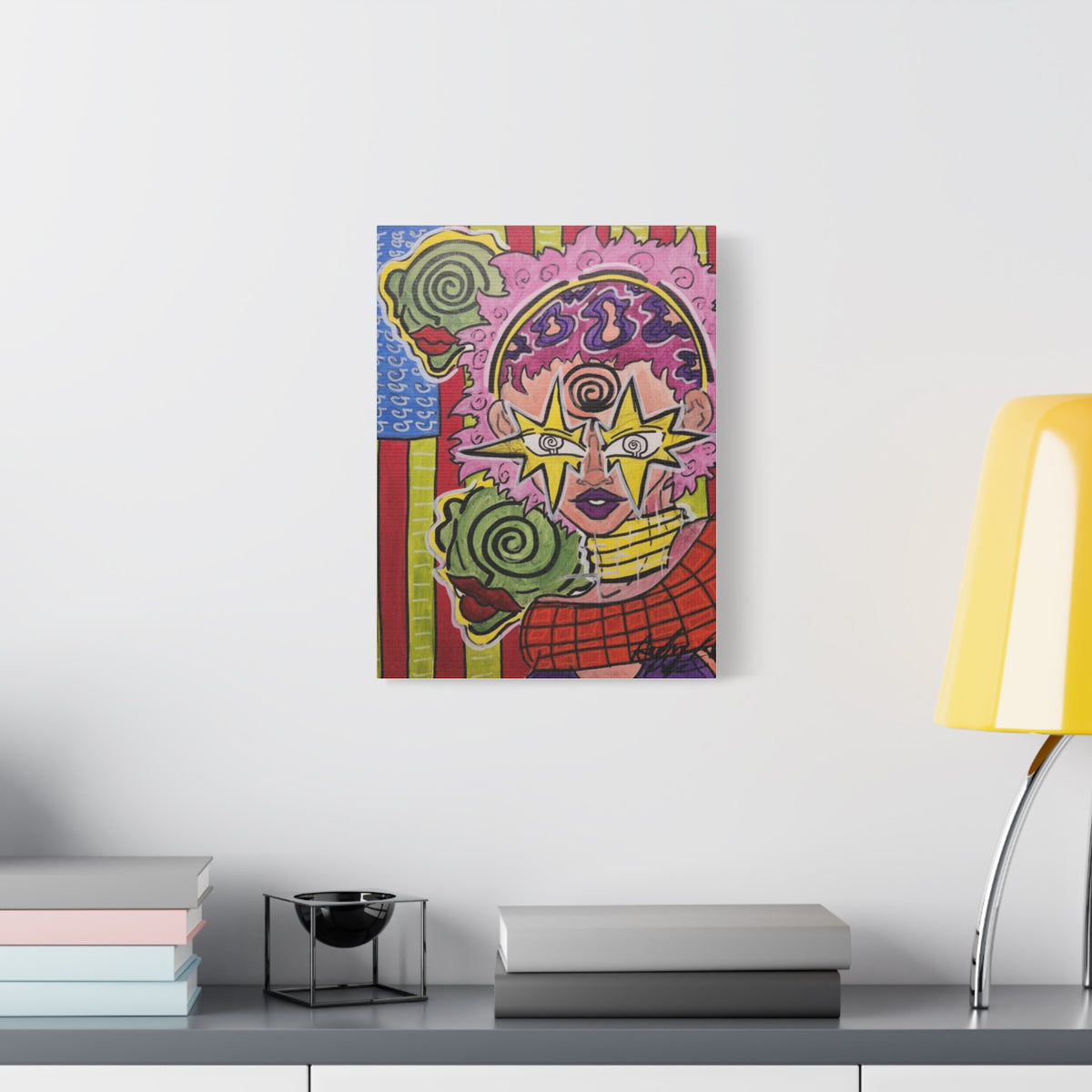 HERB EYES NEW B.O.R.N vertical Matte Canvas, Stretched, 1.25"