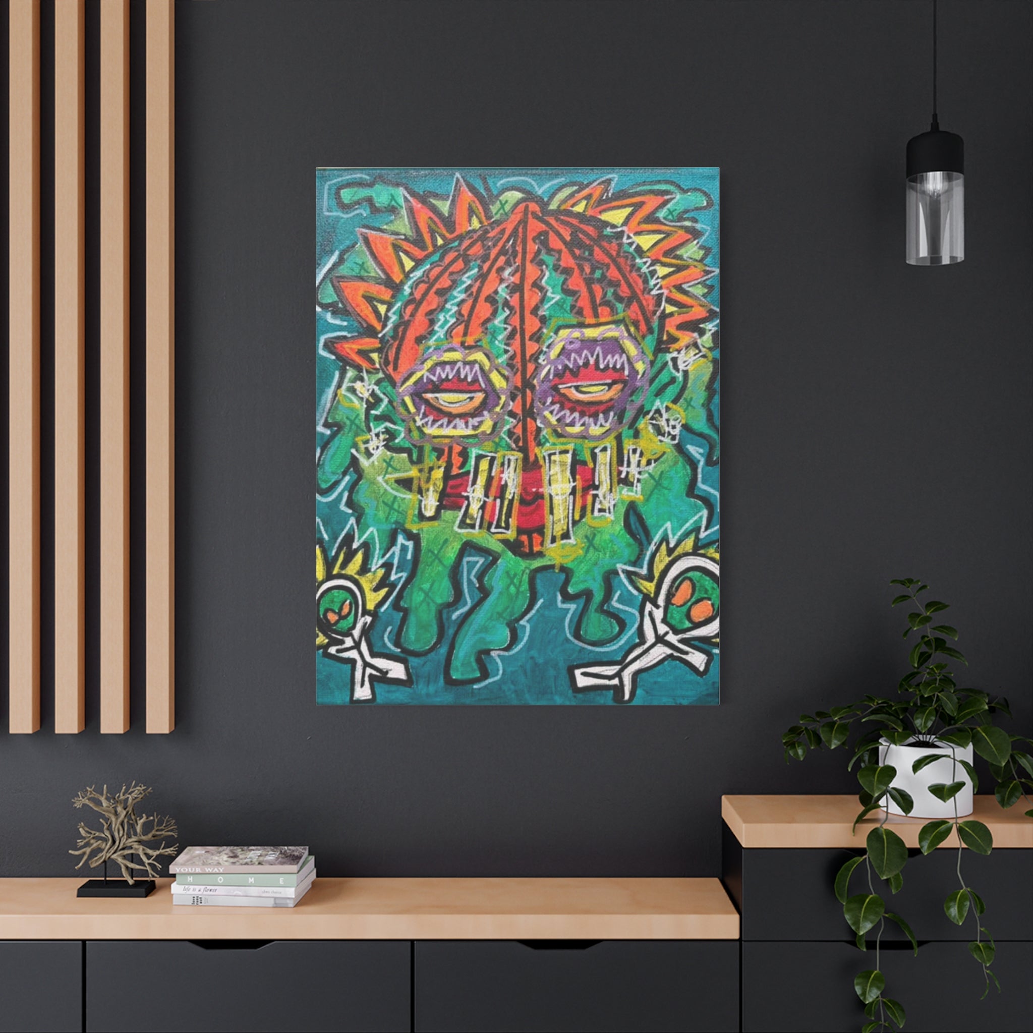 POT HAED NEW B.O.R.N vertical Matte Canvas, Stretched, 1.25"