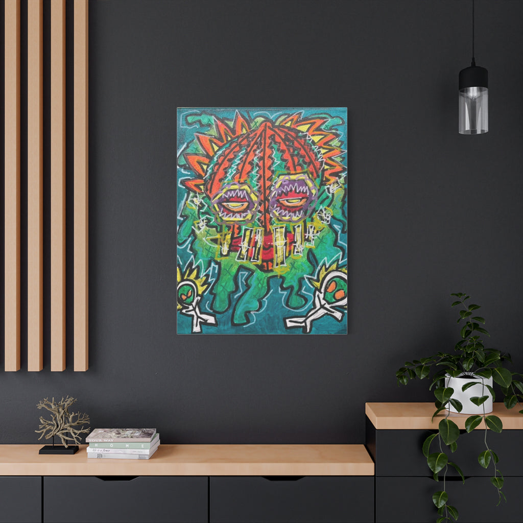 POT HAED NEW B.O.R.N vertical Matte Canvas, Stretched, 1.25"