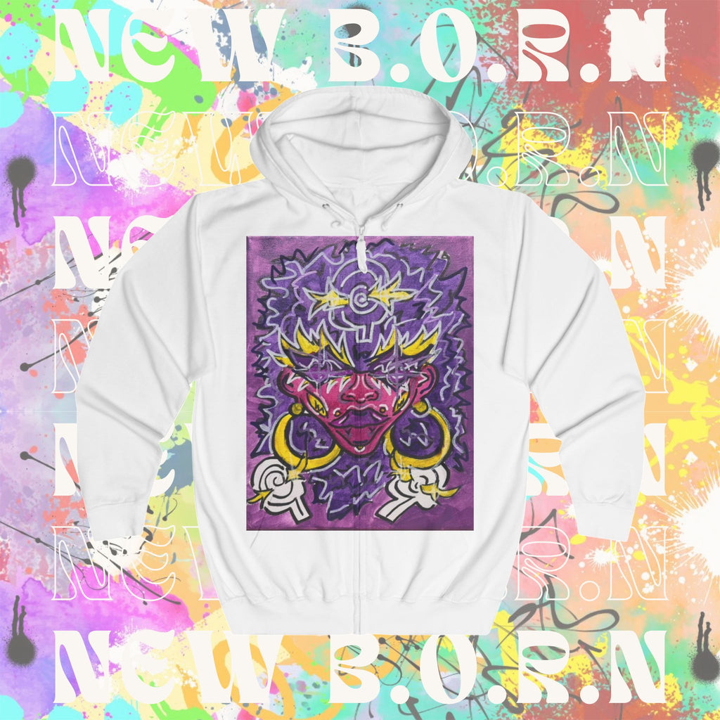 DIVA NEW B.O.R.N THE MAKER Unisex Full Zip Hoodie
