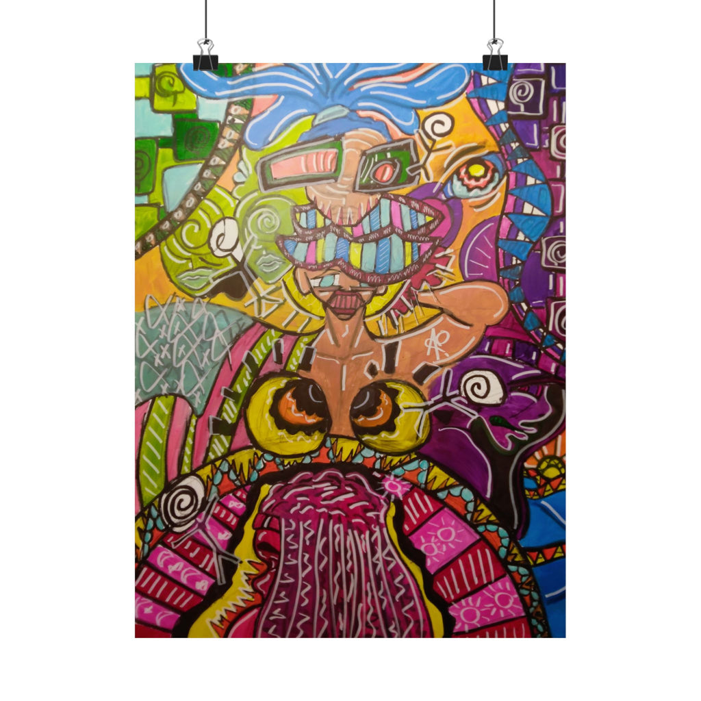 NEW B.O.R.N FLAG BOY Matte Vertical Posters