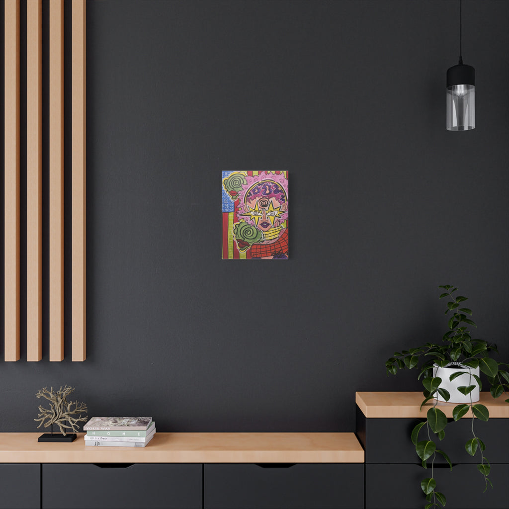 HERB EYES NEW B.O.R.N vertical Matte Canvas, Stretched, 1.25"
