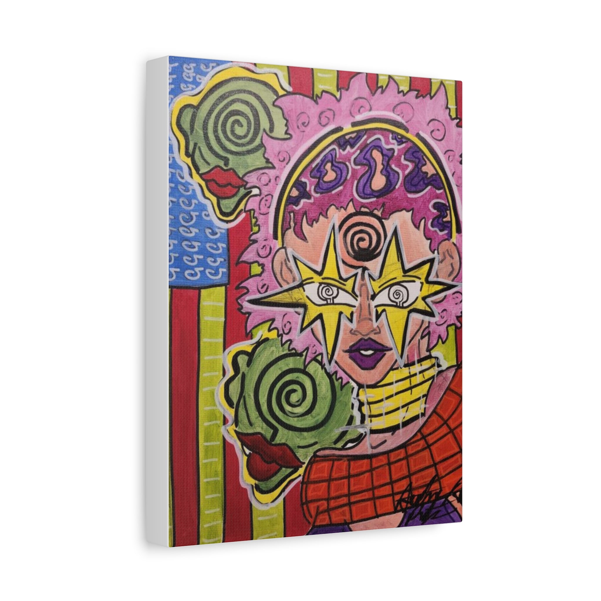 HERB EYES NEW B.O.R.N vertical Matte Canvas, Stretched, 1.25"