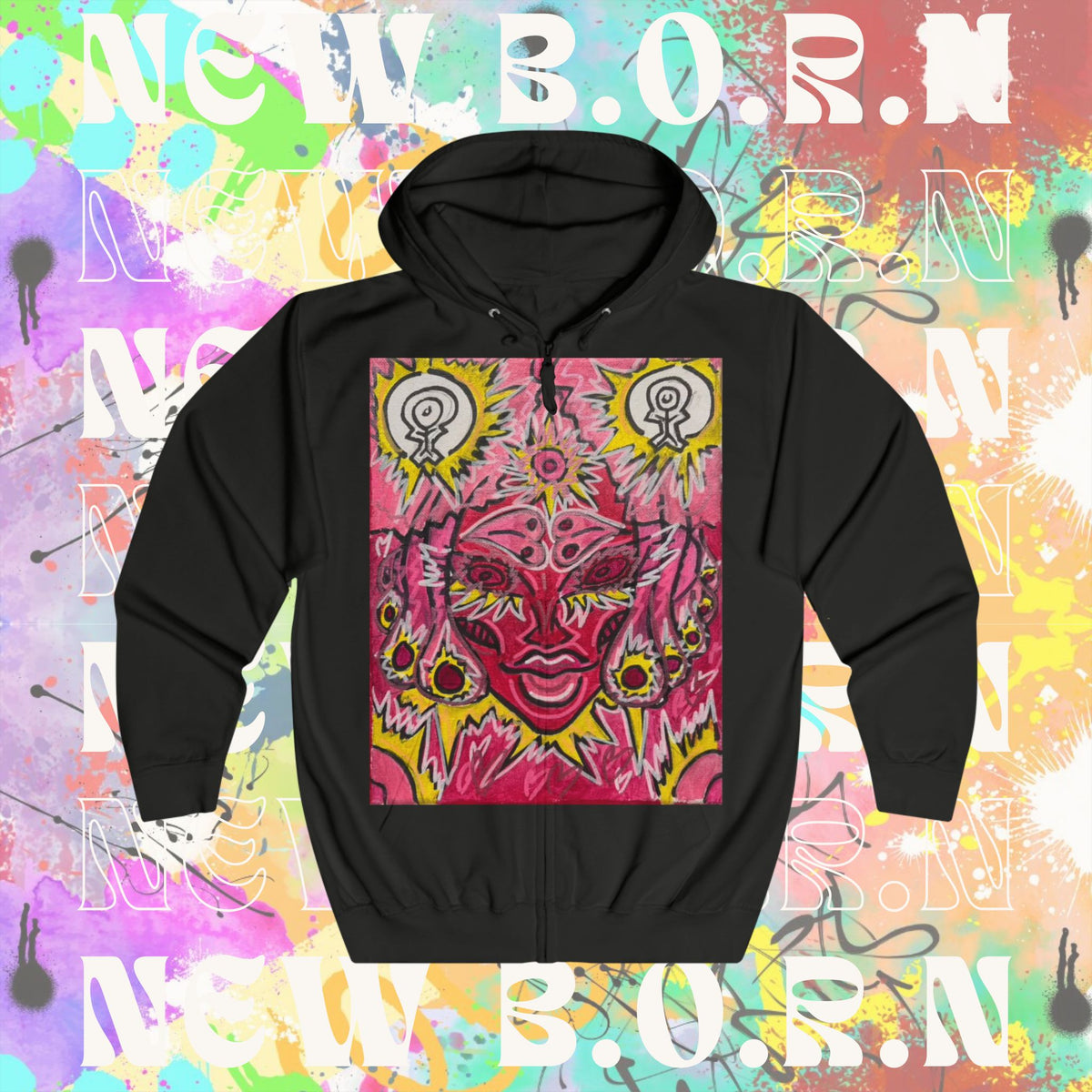 LOVER NEW B.O.R.N THE MAKER Unisex Full Zip Hoodie
