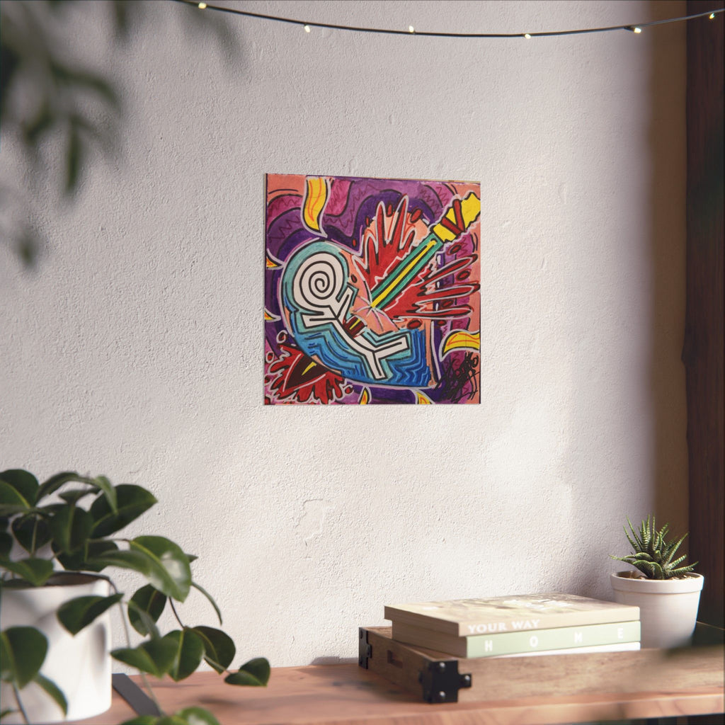 NEW B.O.R.N HART STAB Matte Vertical Posters