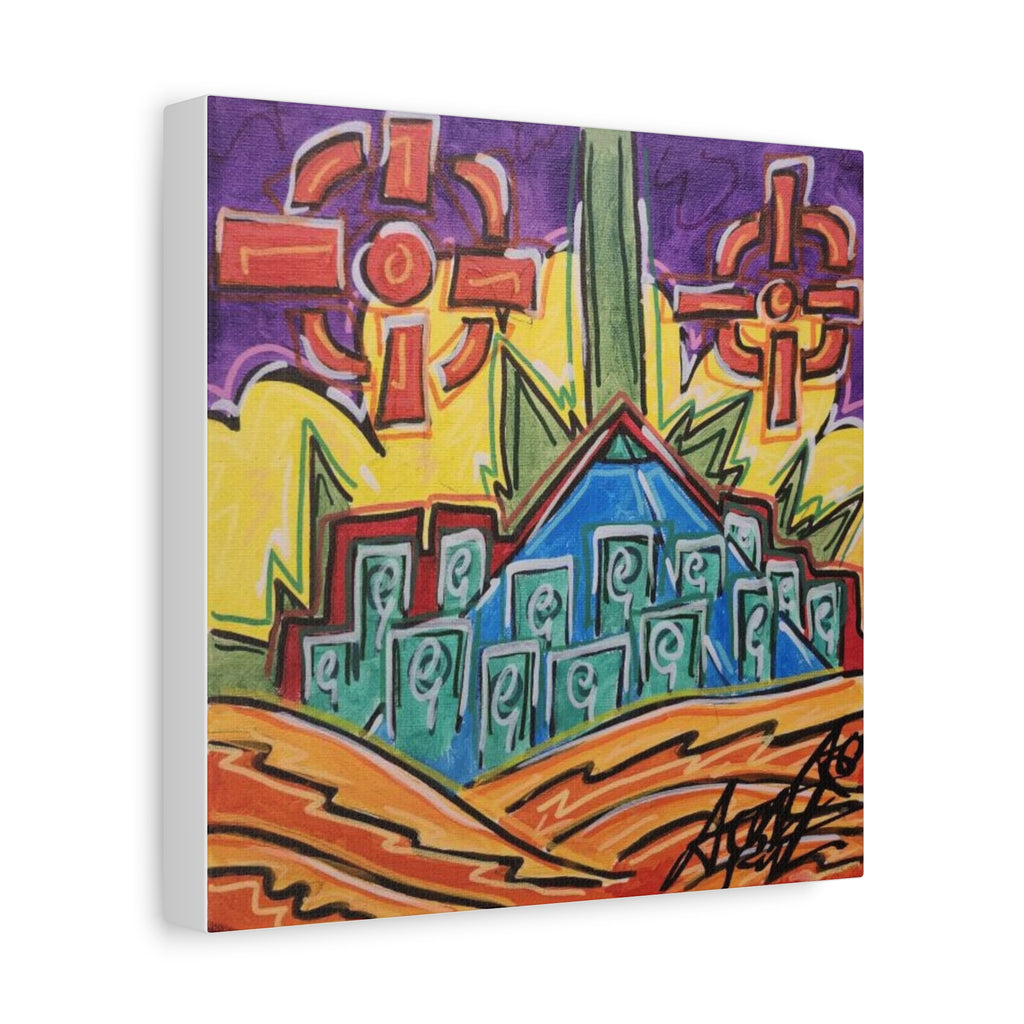 Copy of NEW B.O.R.N square Matte Canvas, Stretched, 1.25"