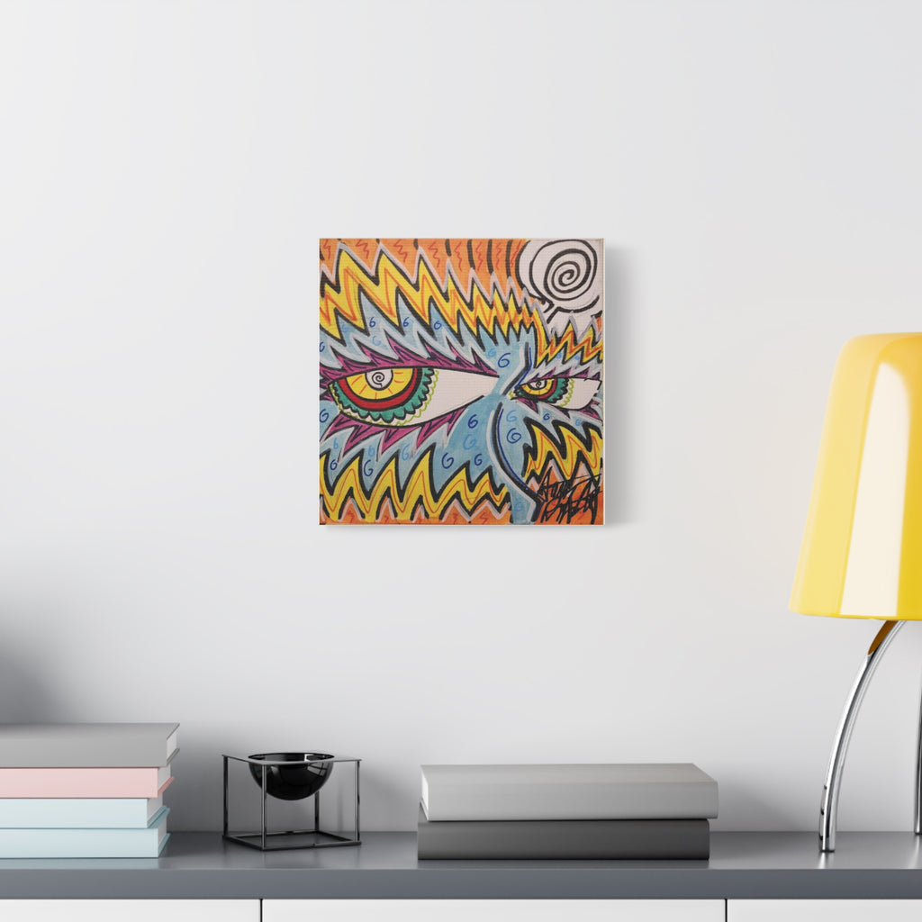 EYES NEW B.O.R.N square Matte Canvas, Stretched.
