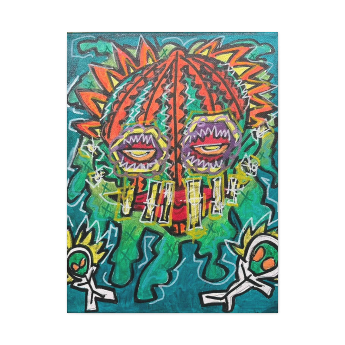 POT HAED NEW B.O.R.N vertical Matte Canvas, Stretched, 1.25"
