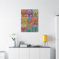FACE TO FACE NEW B.O.R.N, vertical Matte Canvas, Stretched.