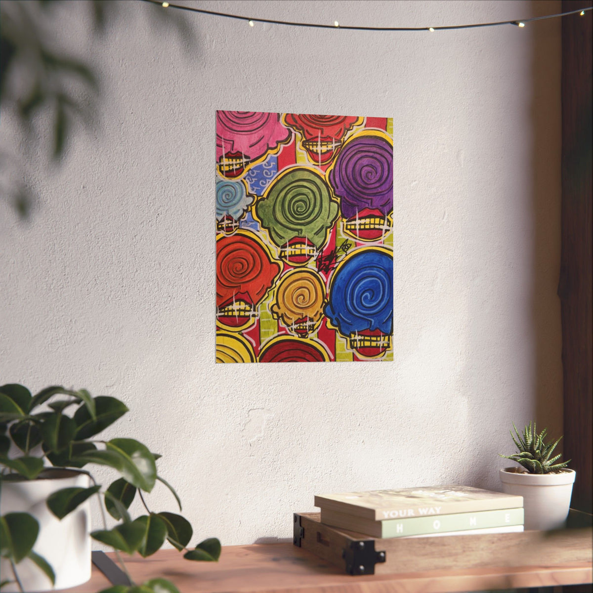 UNDER THE FLAG NEW B.O.R.N Matte Vertical Posters