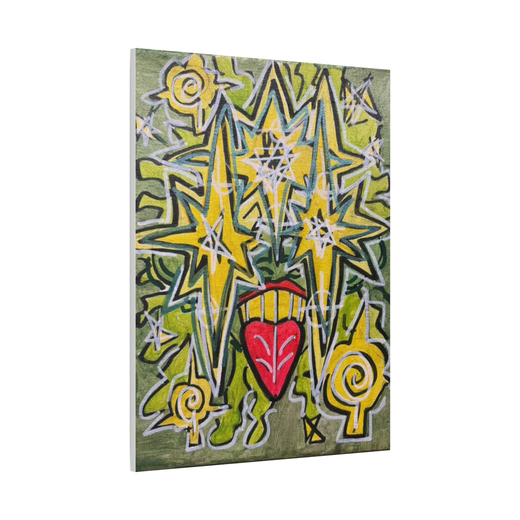 NEW B.O.R.N vertical Matte Canvas, Stretched, 1.25"