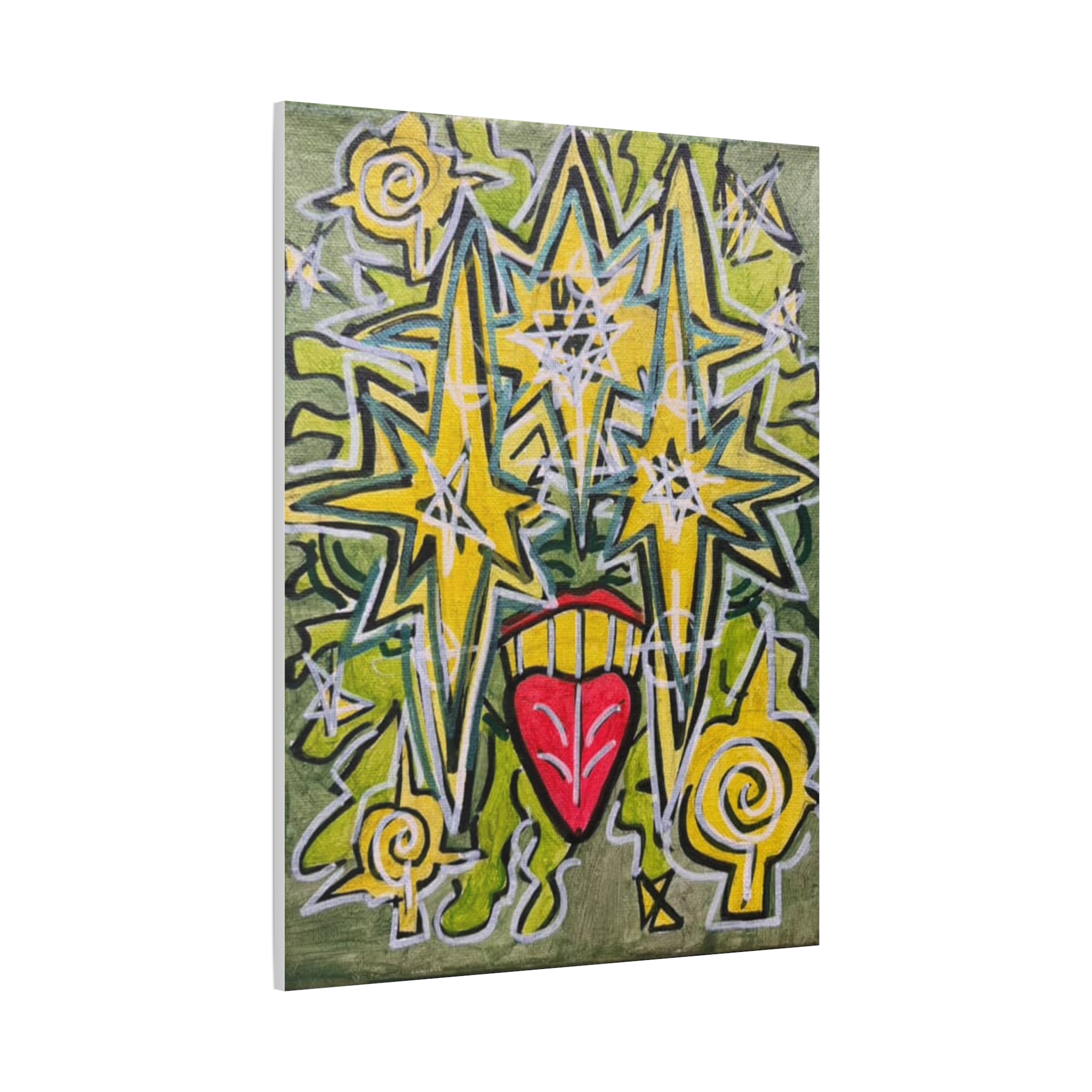 NEW B.O.R.N vertical Matte Canvas, Stretched, 1.25"