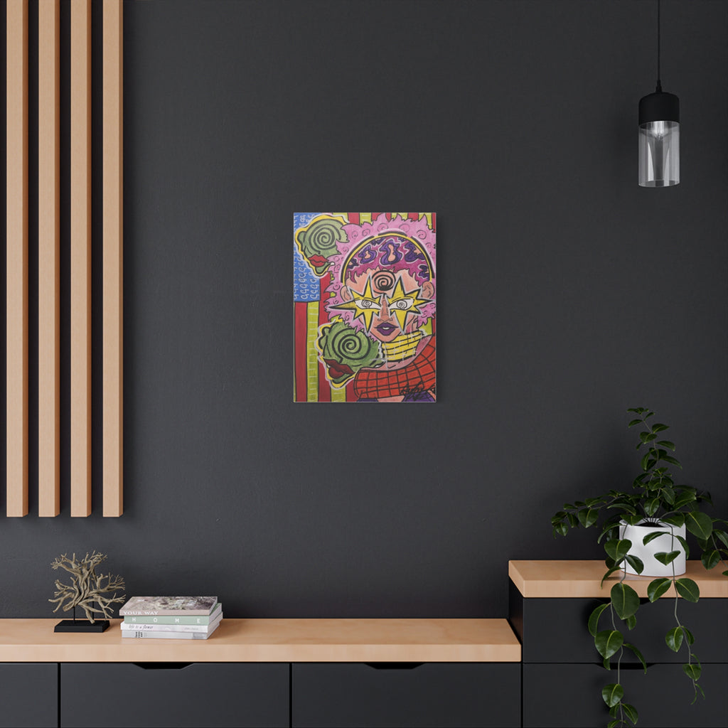 HERB EYES NEW B.O.R.N vertical Matte Canvas, Stretched, 1.25"