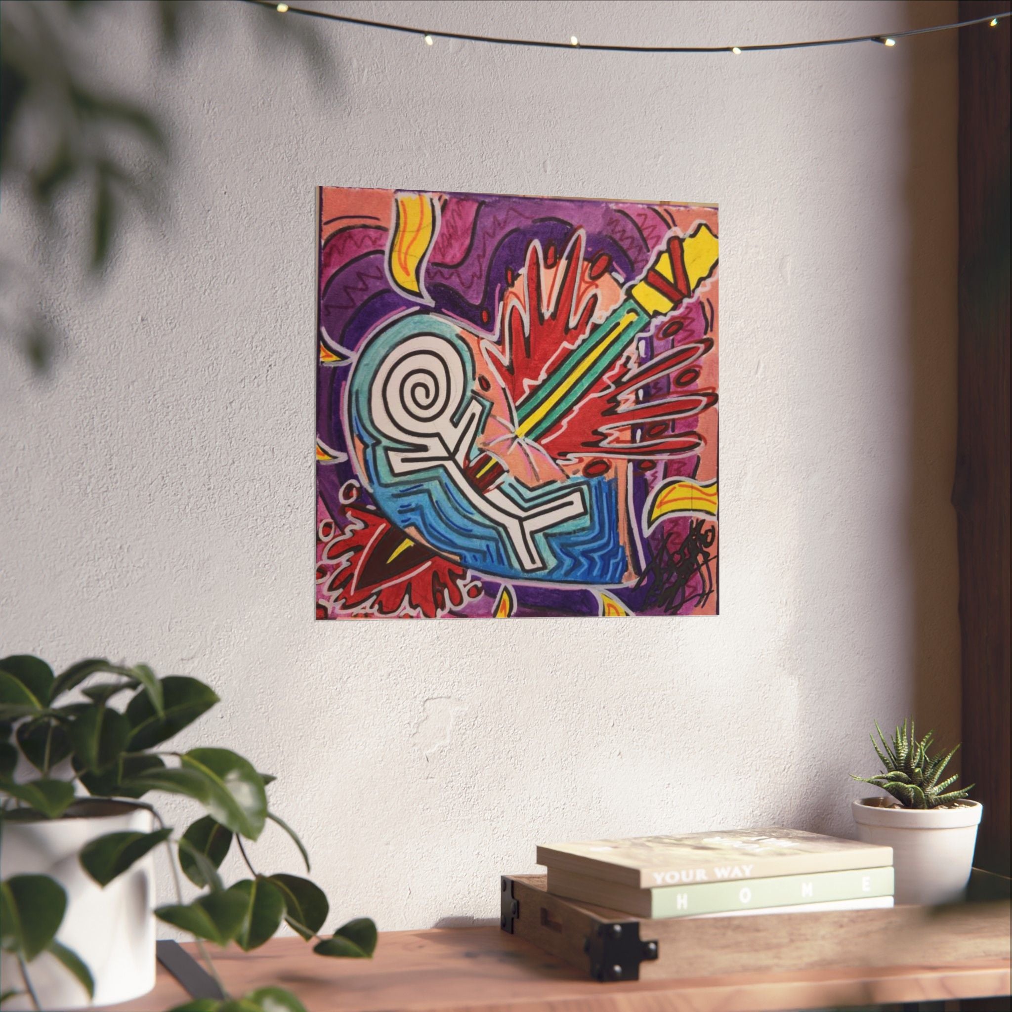 NEW B.O.R.N HART STAB Matte Vertical Posters